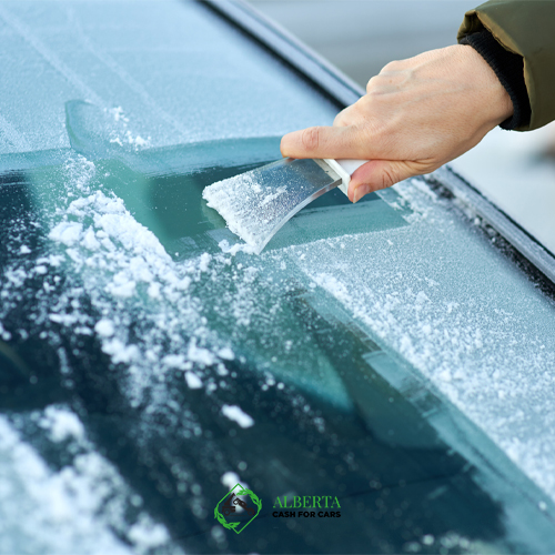 What NOT to do when de-icing your windshield?