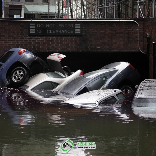 what should we do if car in flood