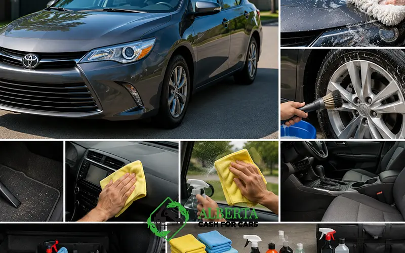 preparing your car and cleaning