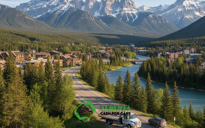 view of Canmore, Alberta