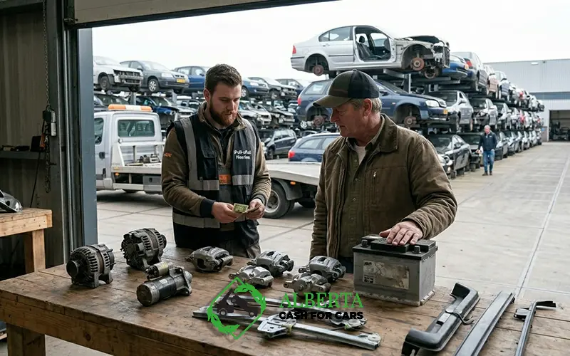 This guy trying to sell parts of his car