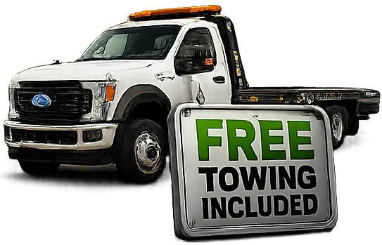 Alberta Cash for Cars free towing included in Airdrie 