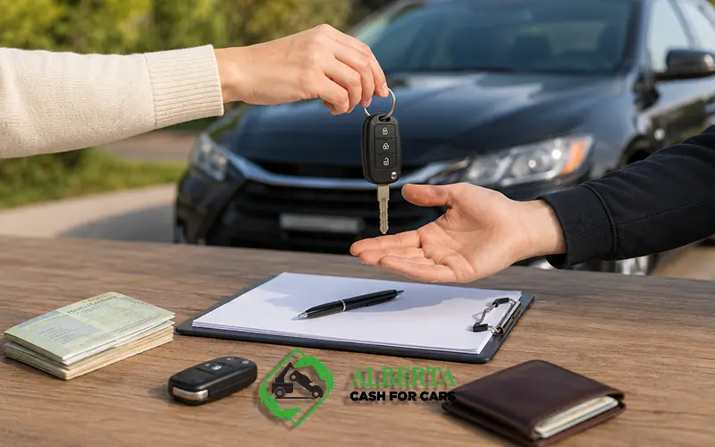 Selling your car and handing out the keys