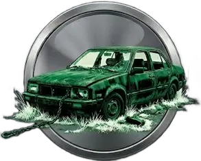 Junk and non running cars icon