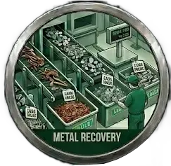 Metal recovery icon