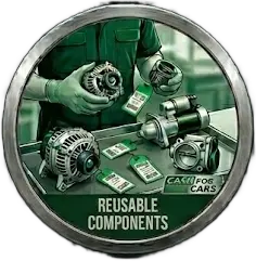 Reusable vehicle components icon
