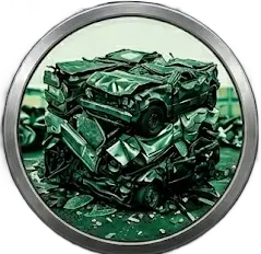 Scrap and written off vehicles icon