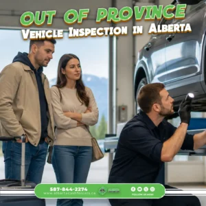 Out of Province Vehicle Inspection in Alberta
