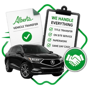 We handle all Acura title transfer paperwork Calgary