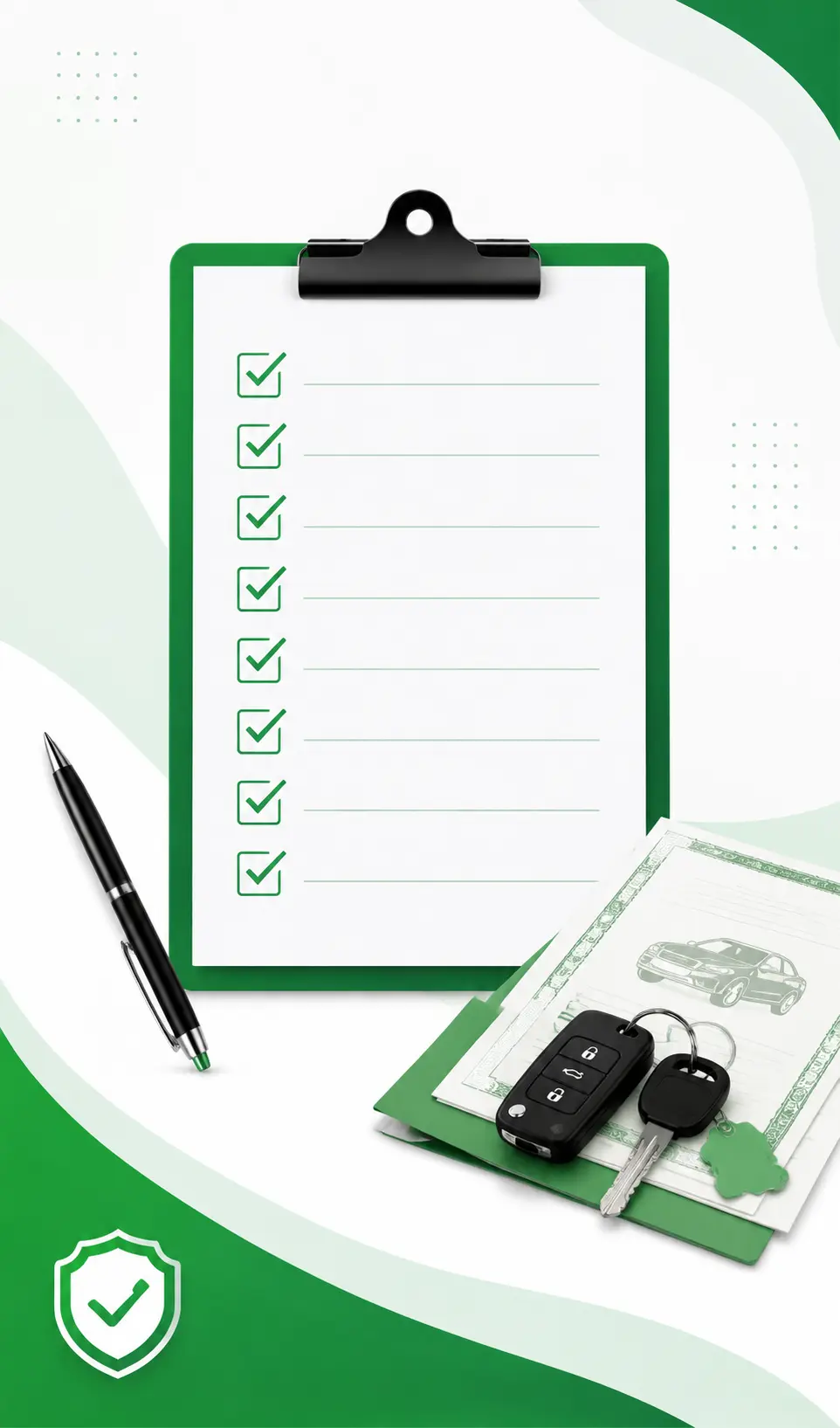 Printable checklist for Alberta vehicle Bill of Sale paperwork