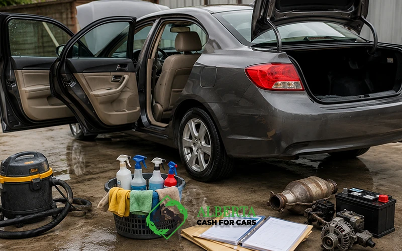 Preparing old car