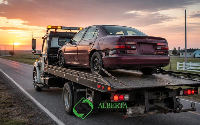 Car removal Irricana