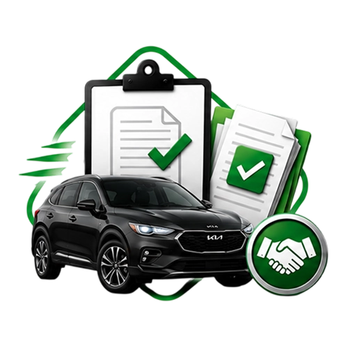 We handle all Kia title transfer paperwork Calgary