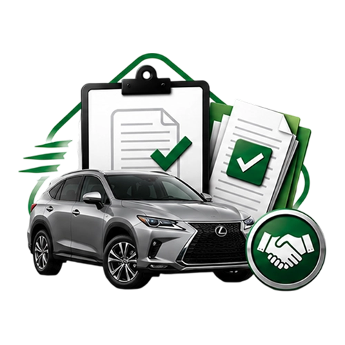 We handle all Lexus title transfer paperwork Calgary