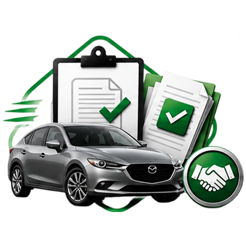 We handle all Mazda title transfer paperwork Calgary