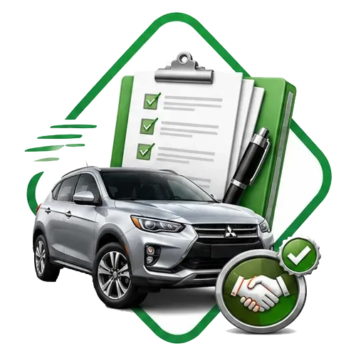 We handle all Mitsubishi title transfer paperwork Calgary