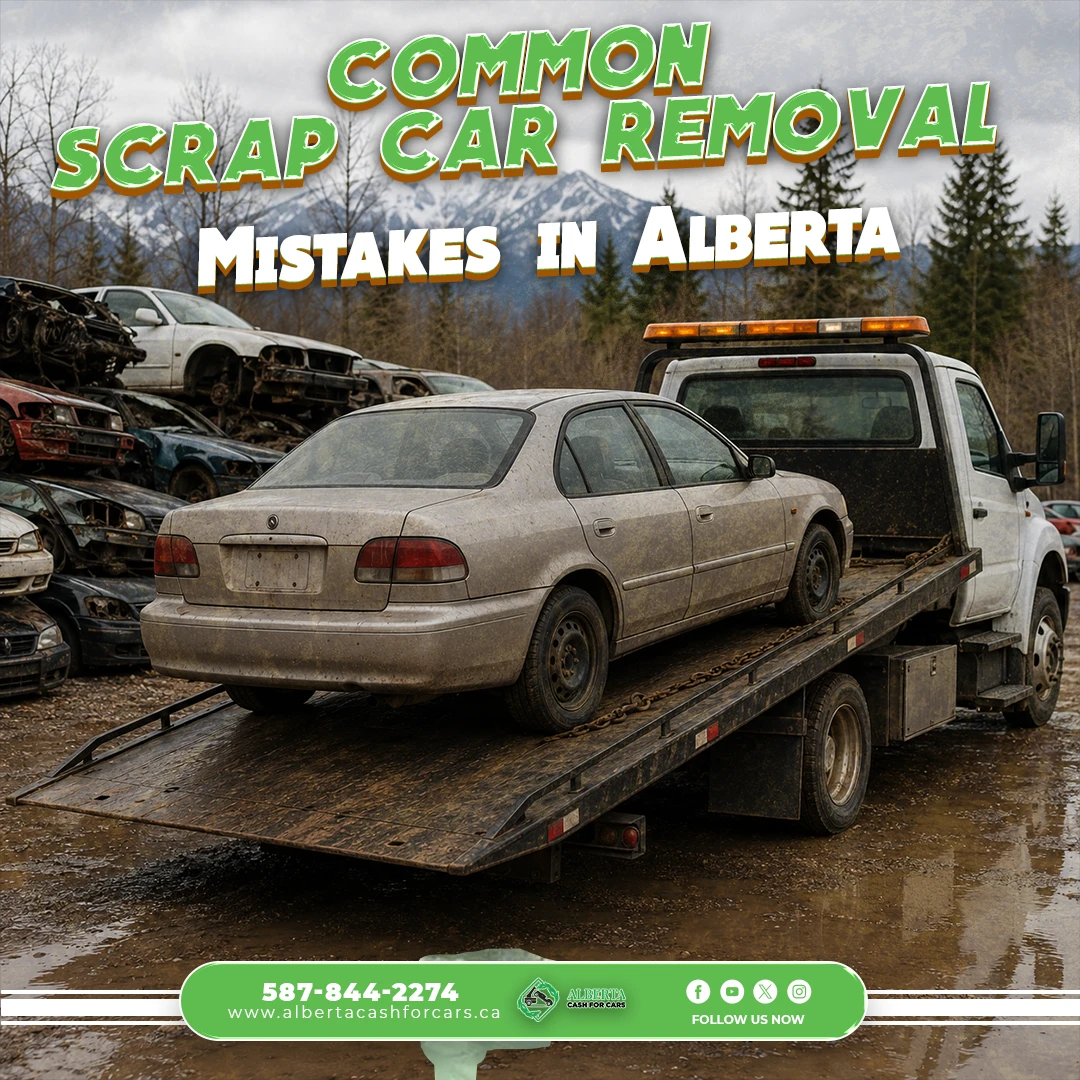 Scrap Car Removal Mistakes in Alberta
