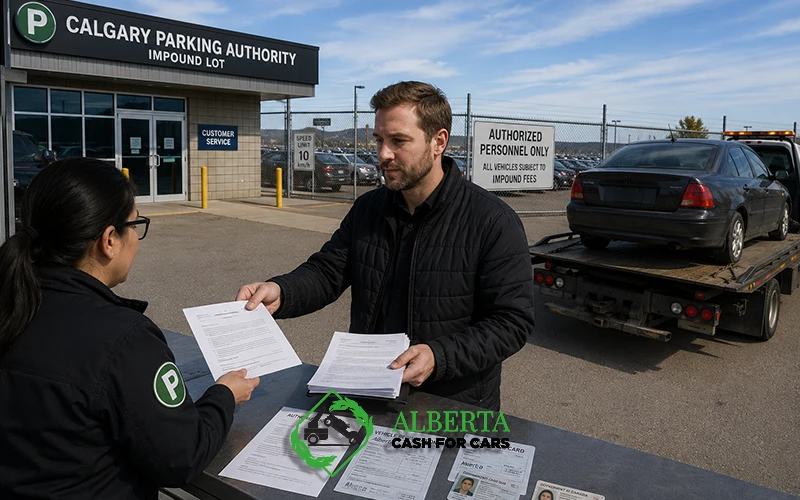 sell a car while It's impounded