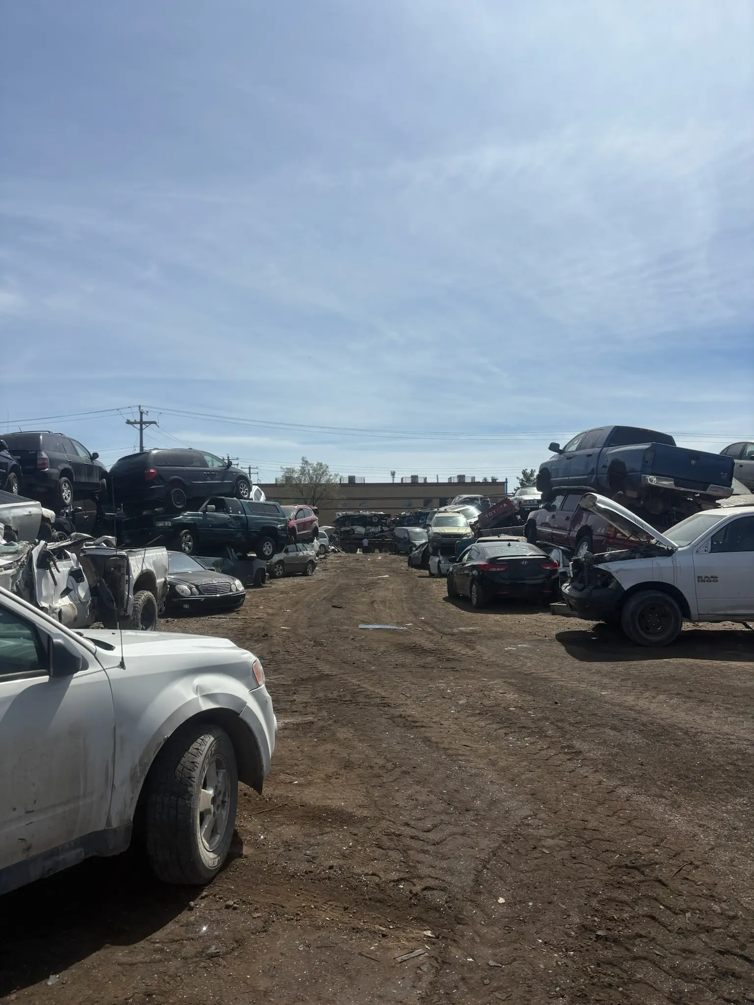 Vehicle bought for cash near Bennett being prepared for free towing